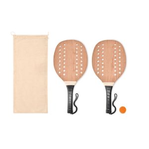 PALAS - Set de tenis plajă din lemn