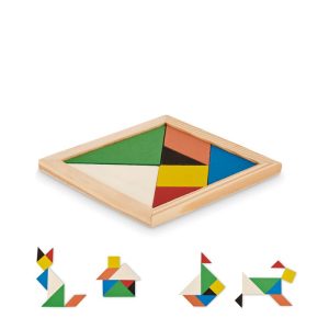 TANGRAM - Puzzle Tangram în lemn