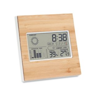 TURKU - Stație meteo cu față de bambus
