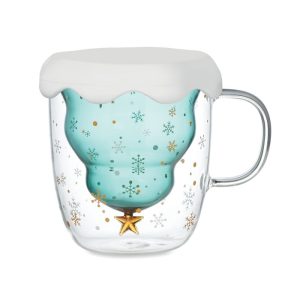 VERDE - Cană borosilicat perete dublu
