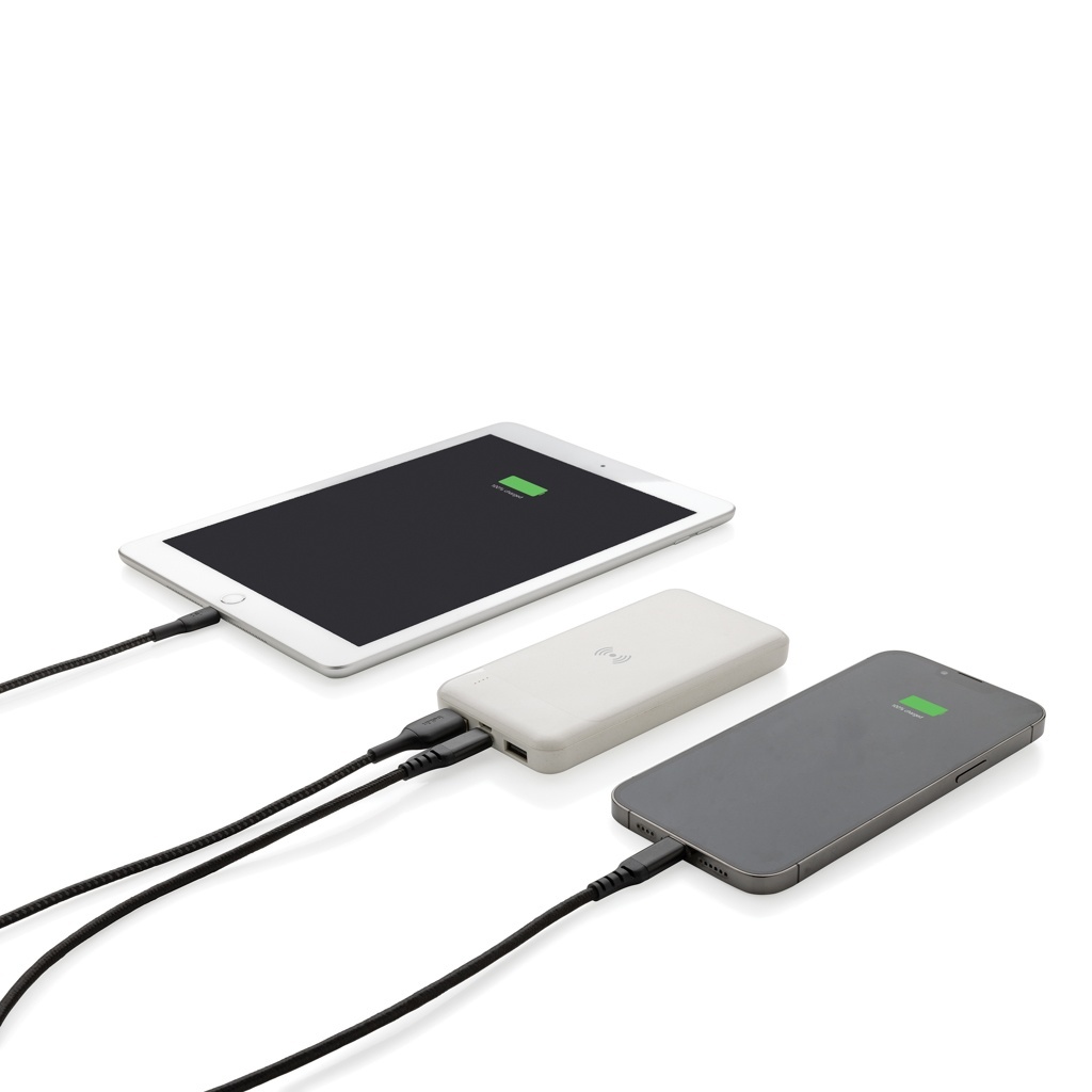 Baterie externă wireless standard RCS din plastic reciclat - imagine 6