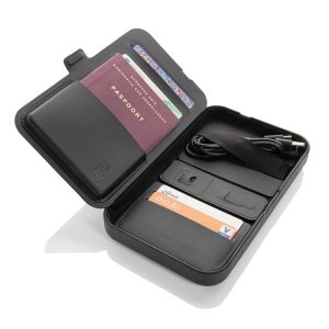 Geantă de călătorie reciclată Swiss Peak RCS cu încărcător 3 în 1