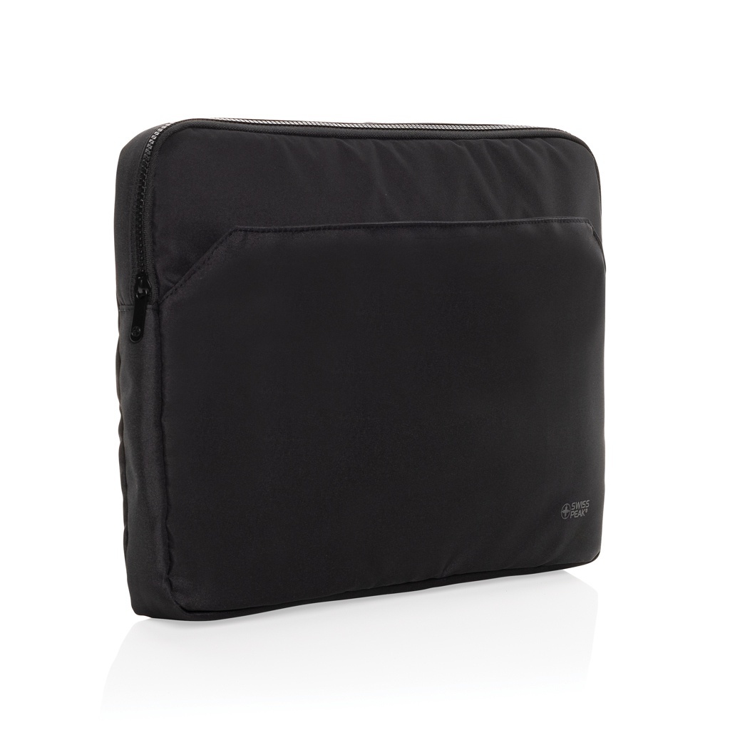 Husă pentru laptop Swiss Peak Aware RPET Essential de 15,6 inch