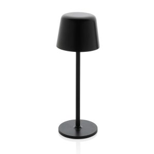 Lampă de masă Zenic RCS din plastic reciclat, reîncărcabilă prin USB
