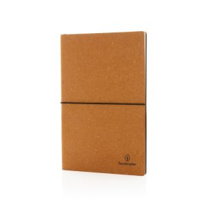 Notebook A5 din piele reciclată GRS