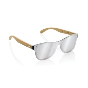 Ochelari de soare Prism RCS din plastic reciclat cu ramă de bambus