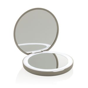 Oglindă de machiaj reîncărcabilă cu LED Lumora RCS din plastic reciclat