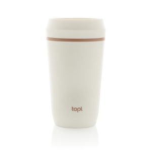 Pahar Topl din plastic reciclat, capac patentat 360, 354 ml