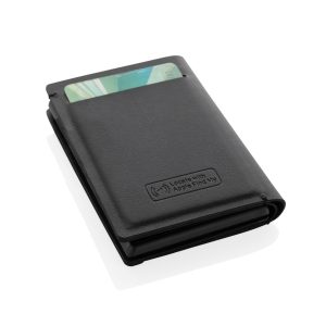 Portofel pentru carduri Seekcard RCS din poliester cu localizare în întreaga lume