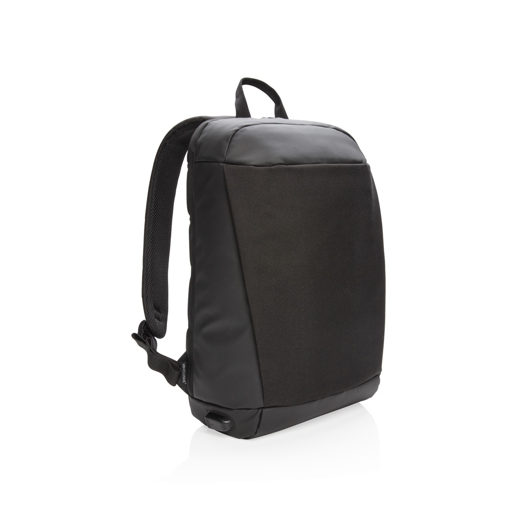 Rucsac pentru laptop Madrid antifurt RFID USB fără PVC
