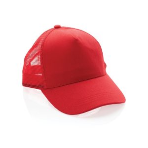 Șapcă trucker Impact AWARE din bumbac periat cu 5 panele, 190gr