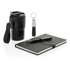 Set cadou business deluxe certificat Swiss Peak RCS cu pahar