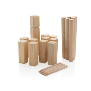 Set de kubb din lemn