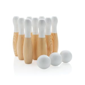 Set de popice din lemn