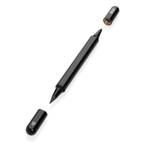Stilou cu vârf dublu Swiss Peak Storm RCS din aluminiu reciclat