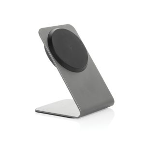 Suport de telefon magnetic cu încărcare wireless Terra din aluminiu, 15W