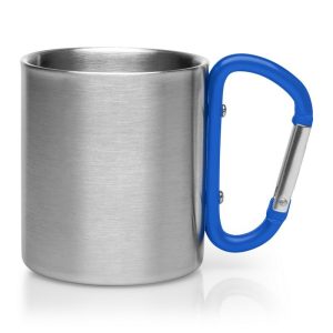 Cană metalică 210 ml cu clemă tip carabină | Easton