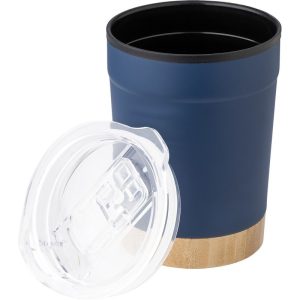 Cană termo 300 ml cu detaliu din bambus