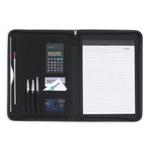 Dosar de conferință aprox. A4 cu Notebook și calculator