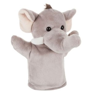 Elefant de pluș, marionetă de mână | Tank