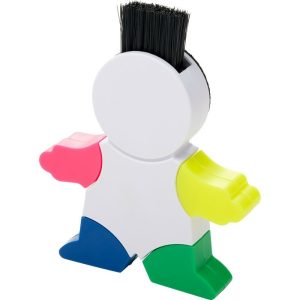 Evidențiator „om”, curățitor de ecran, perie pentru tastatură