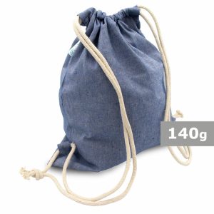 Geantă cu șnur din bumbac reciclat și poliester reciclat B'RIGHT | Jose