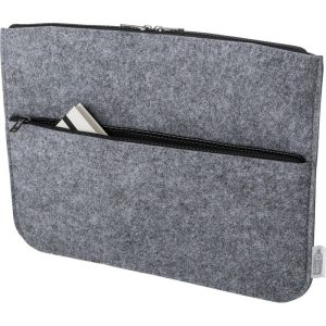 Husă pentru laptop de 14" din fetru RPET, dosar pentru documente