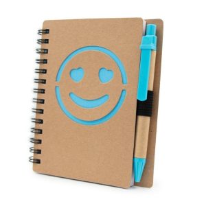 Notebook aprox. B7 „față zâmbitoare” cu pix | Dylan