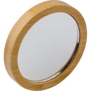Oglindă de buzunar din bambus
