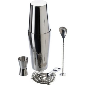Set cocktail, shaker, 4 buc.