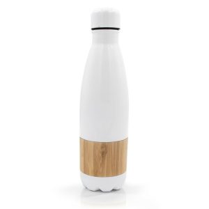 Sticlă termos 500 ml cu detaliu din bambus | Blake