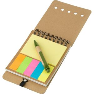 Suport pentru notițe, Notebook aprox. A6, bilețele autoadezive, pix