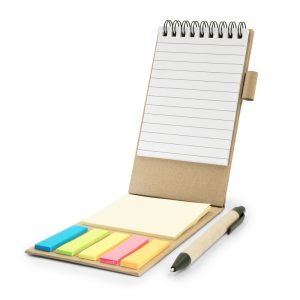 Suport pentru notițe, Notebook, bilețele autoadezive, pix | Madelyn