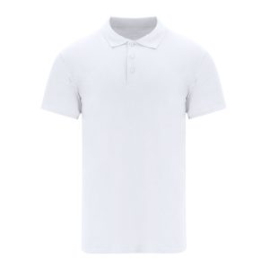 Chaplin - Tricou polo alb pentru adulți
