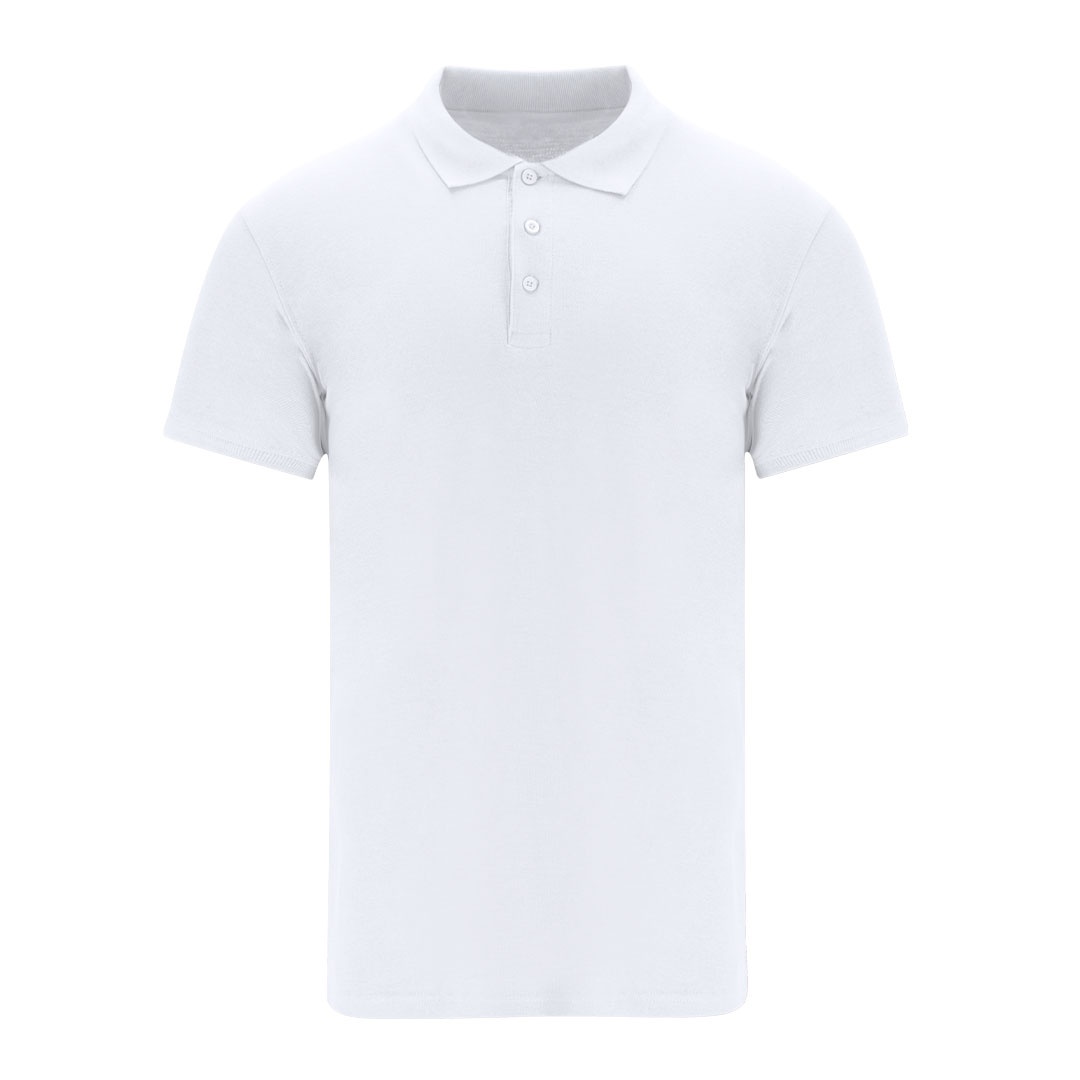 Chaplin - Tricou polo alb pentru adulți
