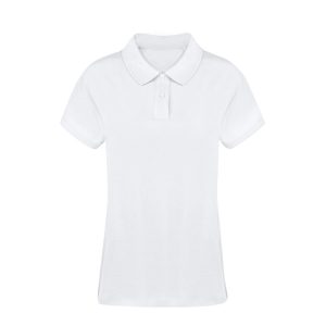 Koupan - Tricou polo alb pentru femei