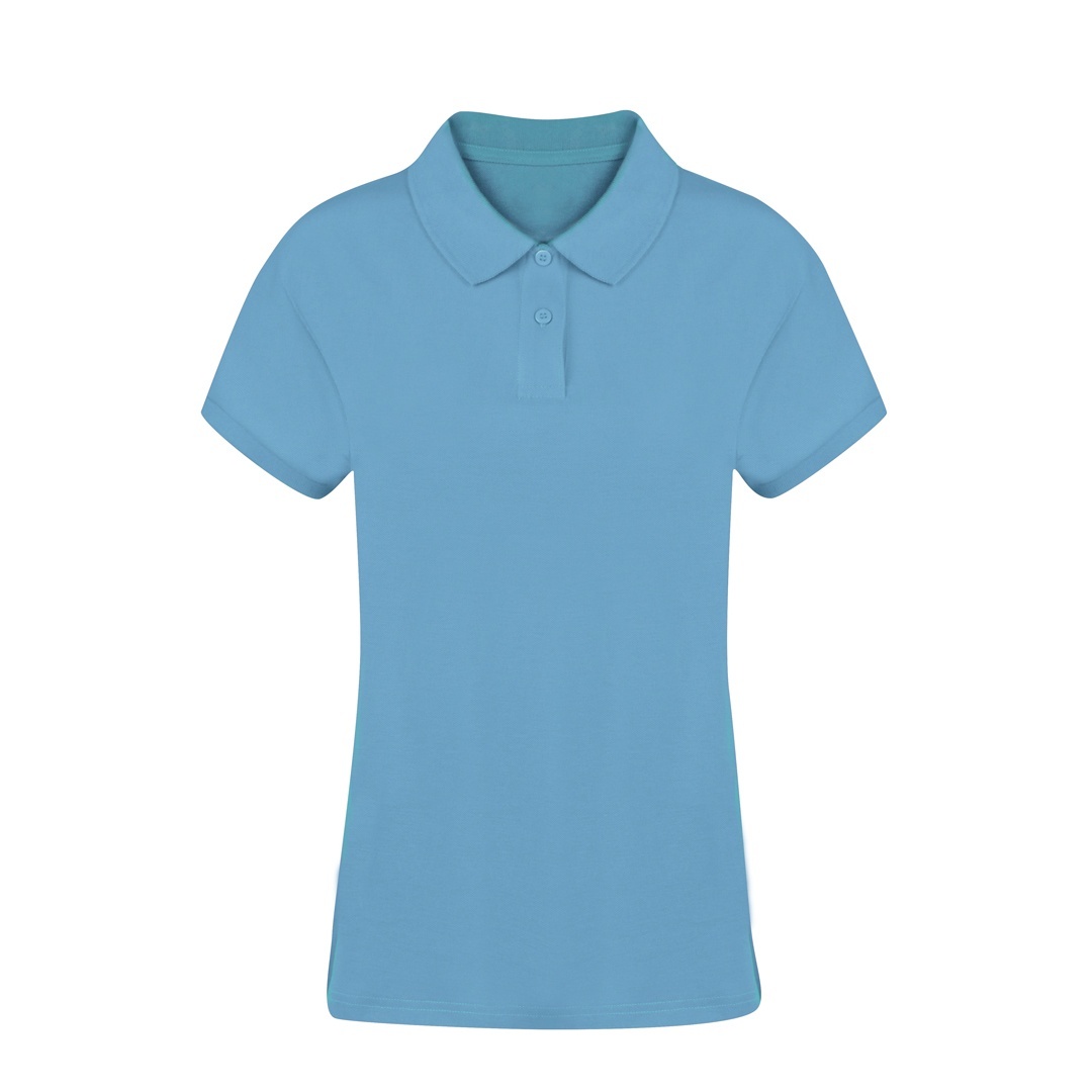Koupan - Tricou polo colorat pentru femei - imagine 3