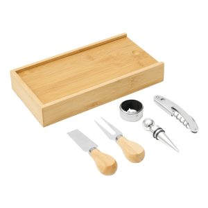 BAMBOO WINE - Set de vin și brânzeturi