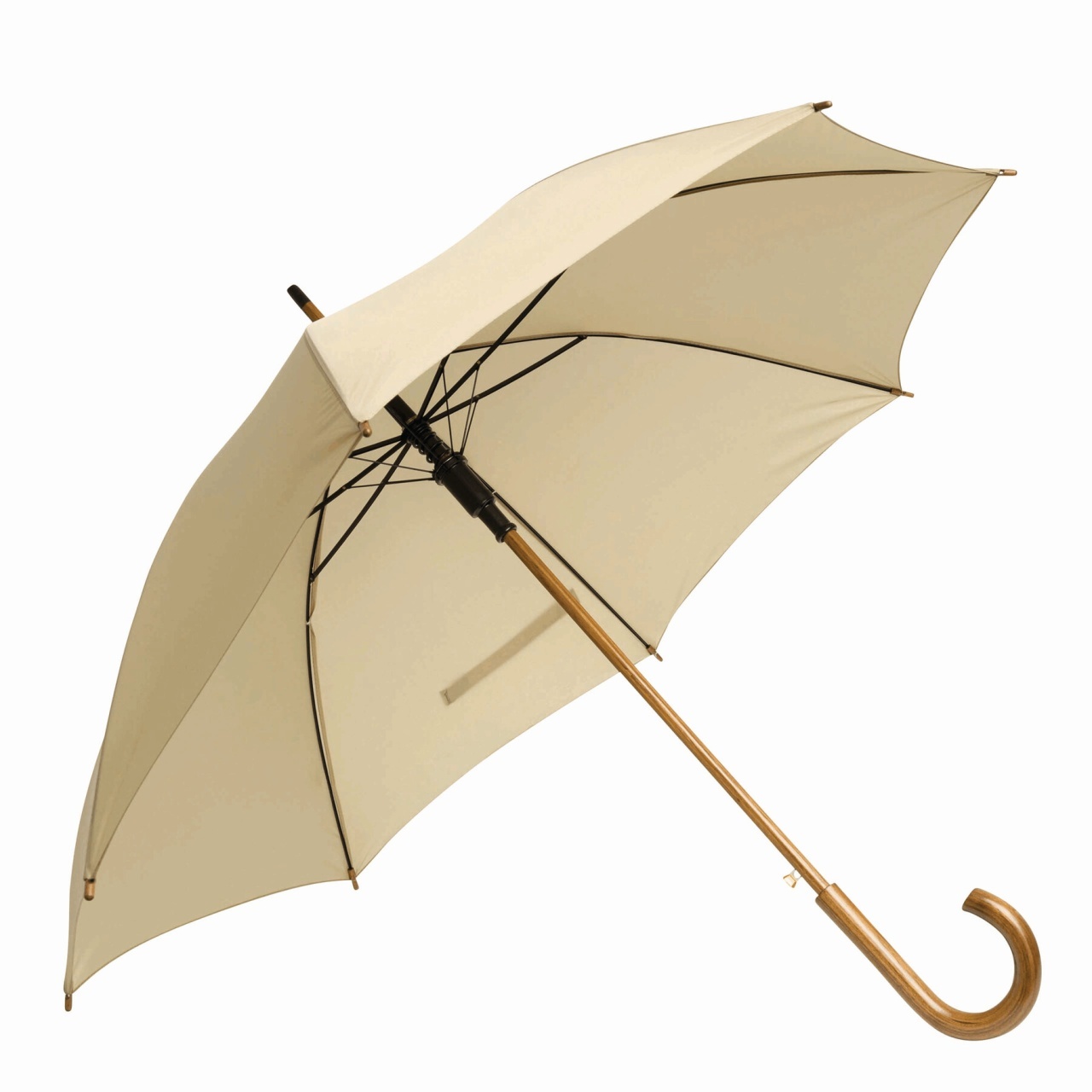 BOOGIE - Umbrelă automată cu băț de lemn - imagine 3