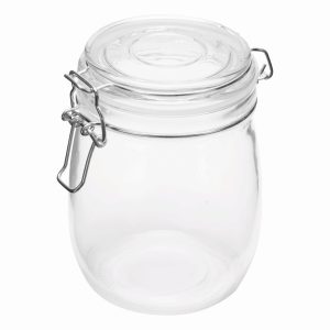CLICKY L - Borcan de sticlă pentru depozitare, aprox. 750 ml