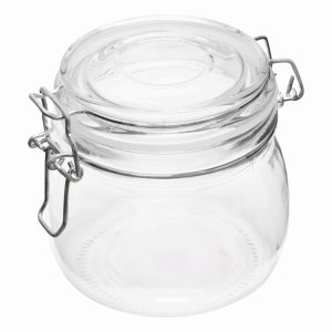 CLICKY M - Borcan de sticlă pentru depozitare, aprox. 500 ml