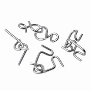 CONCEPȚIE INTELIGENTĂ - Puzzle metalic ingenios CLEVER, asortat de 4 ori, preț per bucată