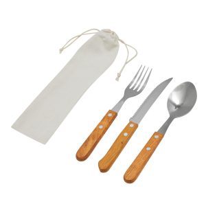 ECO TRIP - Set de tacâmuri, într-o pungă mică de bumbac