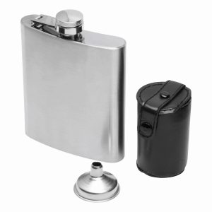 GENTLEMAN - Set de 7 ploști din oțel inoxidabil