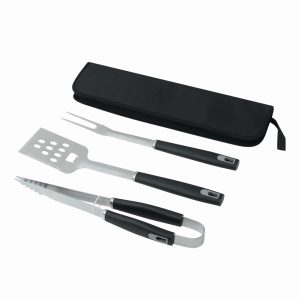 PRETTY BBQ - Tacâmuri pentru grătar din oțel inoxidabil